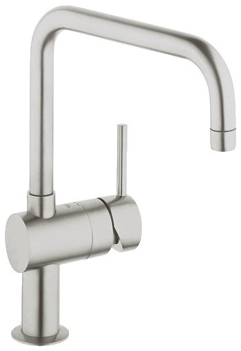 Смеситель однорычажный для кухни Grohe Minta 32488DC0, суперсталь