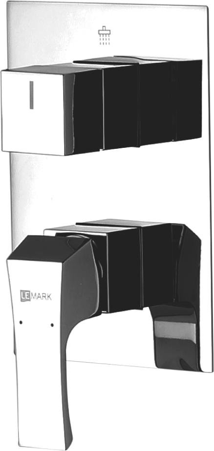 Смеситель Lemark Unit LM4527C С ВНУТРЕННЕЙ ЧАСТЬЮ, для ванны
