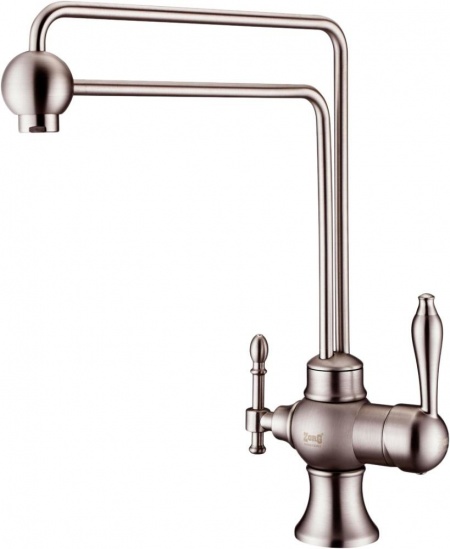 Смеситель Zorg Sanitary ZR 345 YF Nickel для кухни