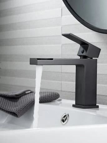 Cмеситель для раковины Knotlor KN-20/BL, черный