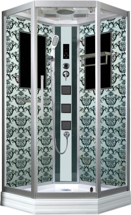 Душевая кабина Niagara Lux 7717W хром, металлик