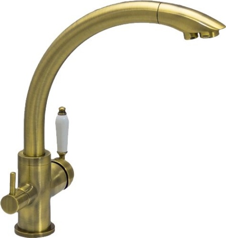 Смеситель для кухни Seaman Barcelone SSL-5382 античное золото