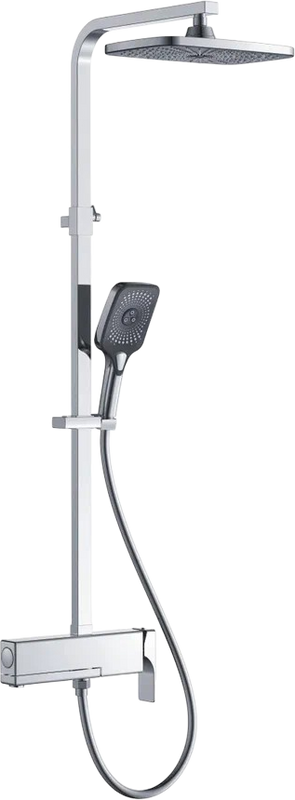 Душевая стойка Rose R1036 хром
