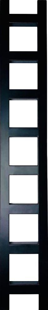 Полотенцесушитель электрический Terma Easy 20x128, черный металлик
