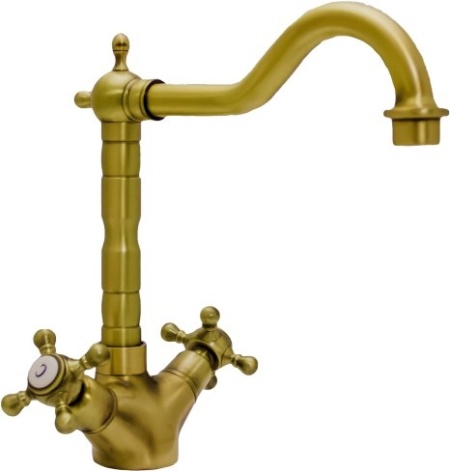 Смеситель для кухни Seaman Barcelone SSL-5079 античное золото