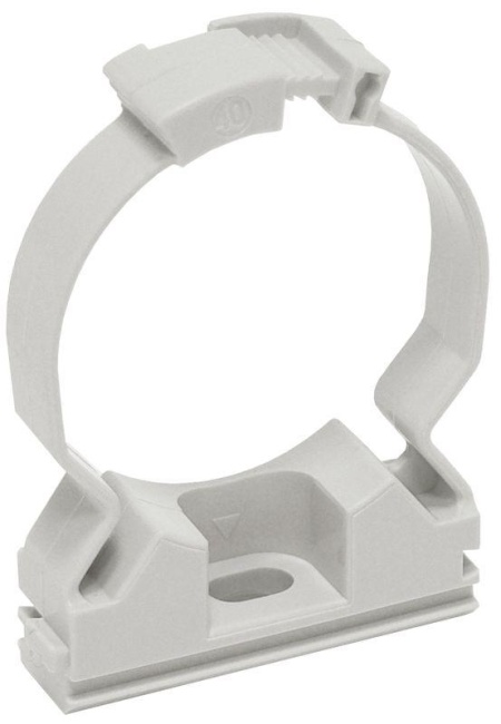 Держатель хомутный для труб CFC20 d20 ELASTA IEK CTA10MP-CFC20-K41-100