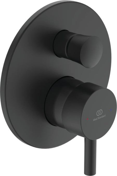 Смеситель для ванны с душем Ideal Standard Ceraline A6939XG С ВНУТРЕННЕЙ ЧАСТЬЮ, черный