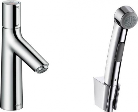 Смеситель Hansgrohe Talis Select S 72291000 для раковины с гигиеническим душем, с донным клапаном Push-Open