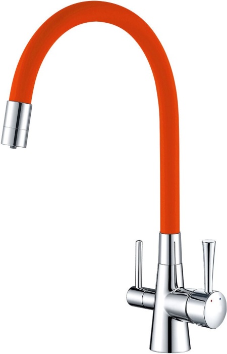 Смеситель для кухни Lemark Comfort LM3075C-Orange