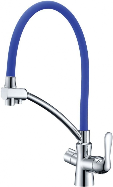 Смеситель Lemark Comfort LM3070C-Blue для кухни