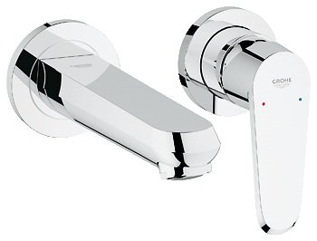 Смеситель для раковины на два отверстия Grohe Eurodisc Cosmopolitan 19573 002 (19573002)