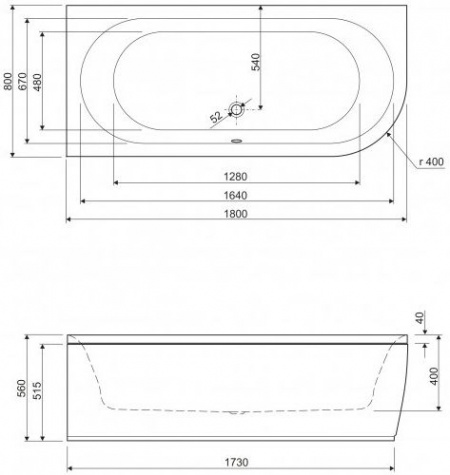 Экран Cezares Metauro Corner 180 SCR L