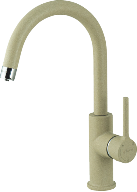 Смеситель для кухни Lemark Comfort LM3073PBG бежевый