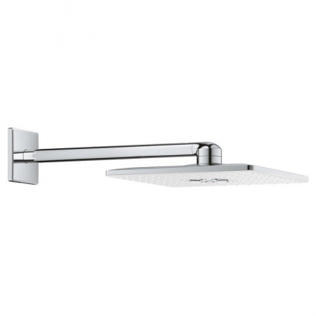 Верхний душ и душевой кронштейн Grohe Rainshower 310 SmartActive Cube 26479LS0, 2 режима струи, белый 1