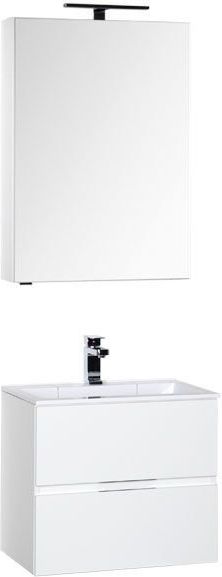 Комплект мебели для ванной Aquanet Алвита 60 белый