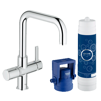 Однорычажный смеситель для кухни GROHE BLUE PURE 31299001