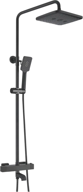 Душевая стойка Rose R3536H, черная