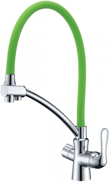 Смеситель Lemark Comfort LM3070C-Green для кухни
