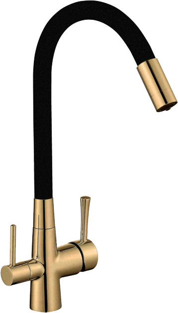 Смеситель для кухни Savol S-L1806C-01 с гибким изливом