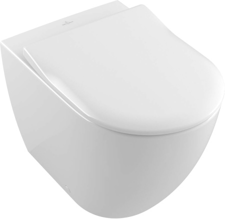 Чаша для унитаза приставного Villeroy & Boch Subway 2.0 5602R0R1 alpin CeramicPlus