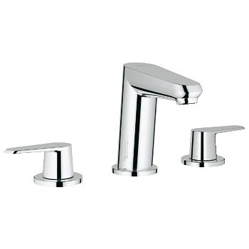Смеситель для раковины на три отверстия Grohe Eurodisc Cosmopolitan 20214002
