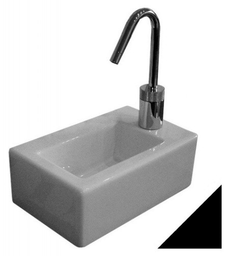 Рукомойник Hidra Ceramica Loft черный, 32