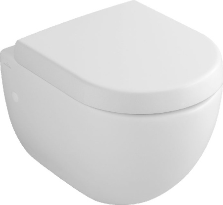 Унитаз подвесной Villeroy & Boch Subway 6604 1001 укороченный, alpin