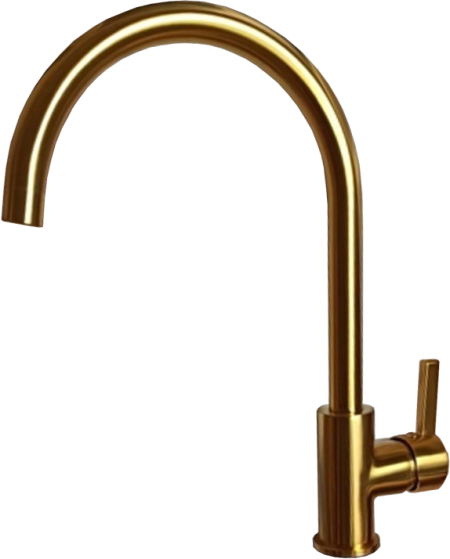 Смеситель для кухни Seaman Barcelone SSL-5815 золотой сатин