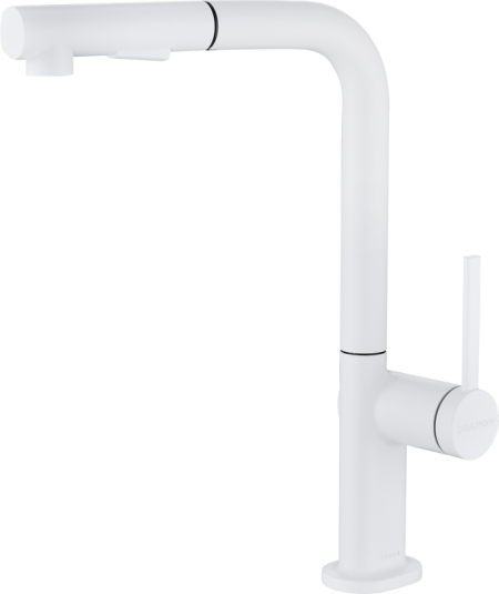 Смеситель для кухни Paulmark Neo Ne214419-WH матовый белый