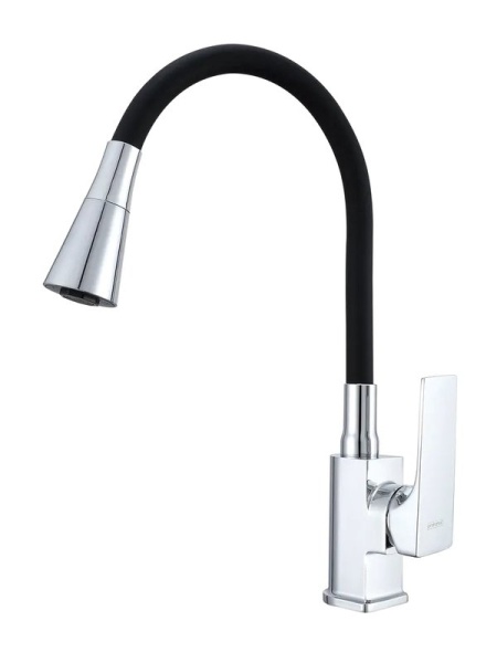 Смеситель для кухни ProHanss P61.4406 хром, черный