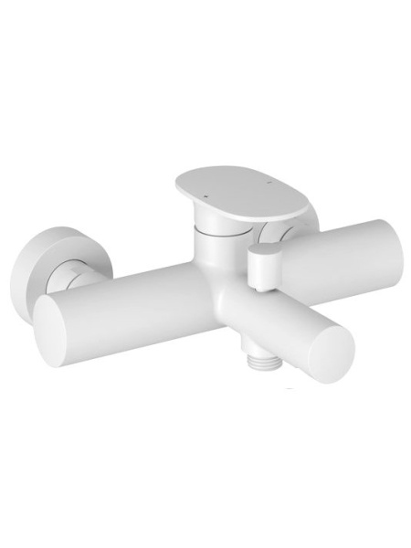 Смеситель для ванны с душем Ravak Spring SG 022.10WHM белый матовый