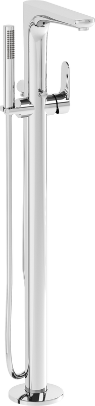 Напольный смеситель для ванны VitrA Рут Раунд (Root Round) A42741EXP С ВНУТРЕННЕЙ ЧАСТЬЮ,