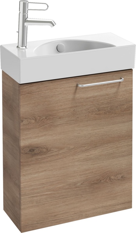 Тумба для комплекта Jacob Delafon Odeon Rive Gauche 50 L квебекский дуб, ручка хром