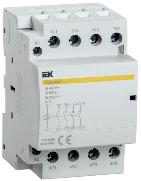 Контактор модульный КМ63-40М AC/DC KARAT IEK MKK21-63-40
