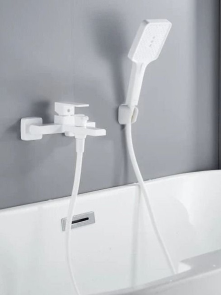 Cмеситель для ванны Knotlor KN-22/WY, белый