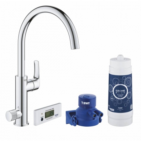 Однорычажный смеситель для кухни GROHE Blue Pure Eurosmart 30383000