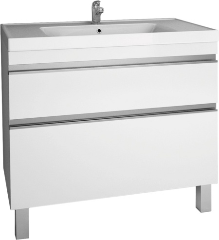 Тумба для комплекта Dreja Grace Plus 90 белый глянец напольная